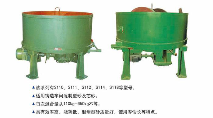 S11系列双碾轮式混砂机在烘干砂处理中的优势与应用